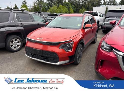 Fire Orange 2023 Kia Niro EV Wind