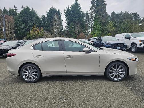 Platinum Quartz Metallic 2026 Mazda Mazda3 FWD w/Preferred Package