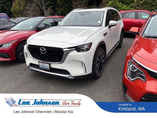 Rhodium White Metallic 2024 Mazda CX-90 Premium