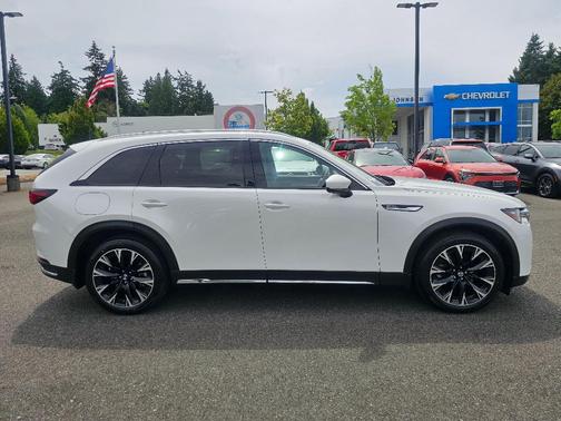 Rhodium White Metallic 2024 Mazda CX-90 Premium