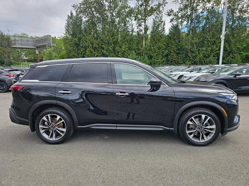 Mineral Black 2025 INFINITI QX60 Luxe