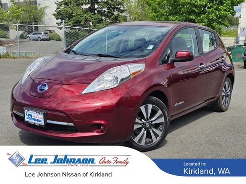 Coulis Red 2017 Nissan Leaf SV