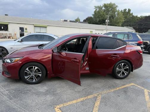 Red 2022 Nissan Sentra SV
