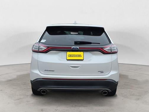 White Platinum Clearcoat Metallic 2018 Ford Edge SEL