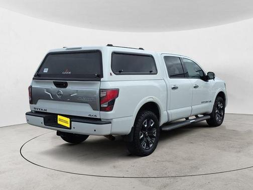 White 2020 Nissan Titan Platinum Reserve