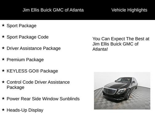 2016 Mercedes-Benz S-Class S 550