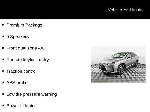 2017 Lexus RX 350 350