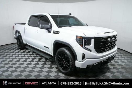 Summit White 2025 GMC Sierra 1500 Elevation