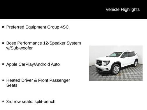 2024 GMC Acadia Elevation