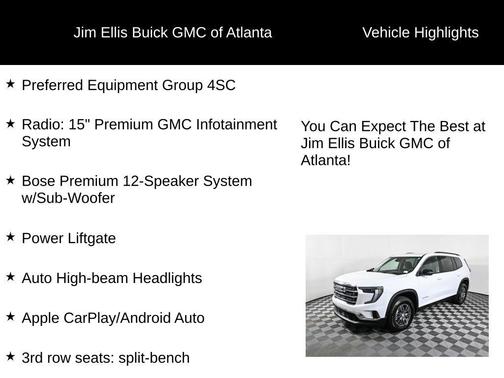 2025 GMC Acadia Elevation