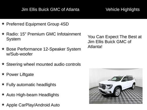 2024 GMC Acadia Elevation