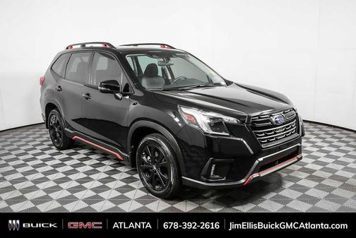 Crystal Black Silica 2023 Subaru Forester Sport