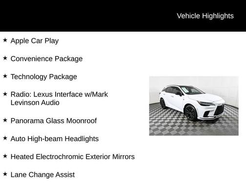 2024 Lexus RX 500h F SPORT PERFORMANCE