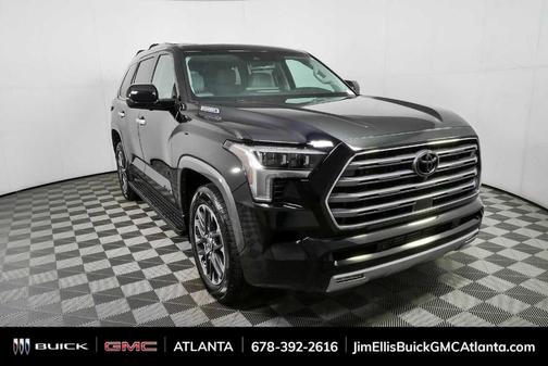 Midnight Black Metallic 2024 Toyota Sequoia Limited