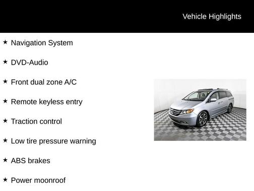 2016 Honda Odyssey Touring Elite