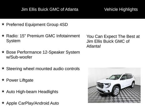 2024 GMC Acadia Elevation