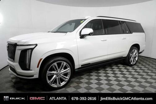 Crystal White Tri-Coat 2025 Cadillac Escalade ESV Sport Platinum