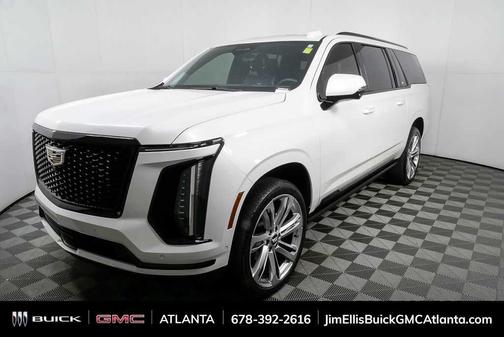 Crystal White Tri-Coat 2025 Cadillac Escalade ESV Sport Platinum