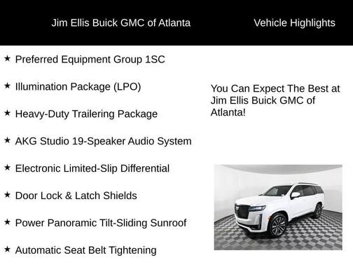 2022 Cadillac Escalade Sport