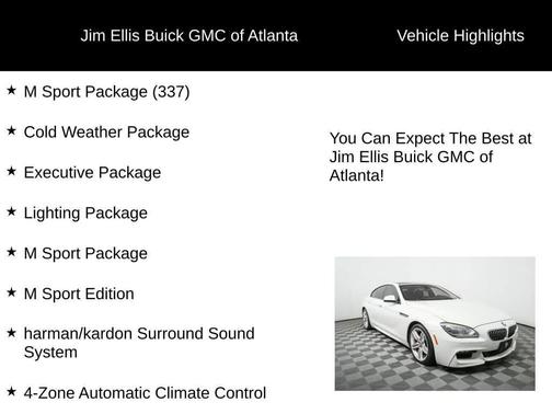 2015 BMW 640 Gran Coupe i xDrive