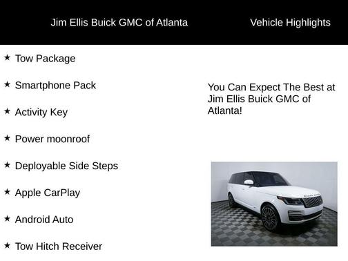 2019 Land Rover Range Rover 5.0L V8 Supercharged