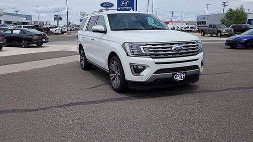 Star White Metallic Tri-Coat 2020 Ford Expedition Limited