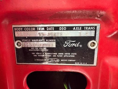 1963 Ford Galaxie 500 Base