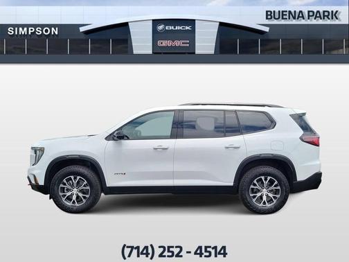 Summit White 2026 GMC Acadia AT4