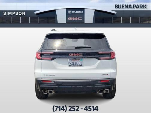 Summit White 2026 GMC Acadia AT4