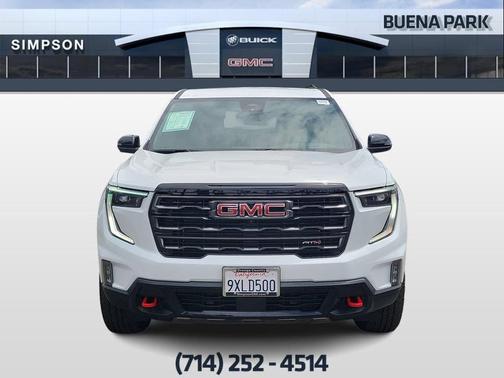 Summit White 2026 GMC Acadia AT4