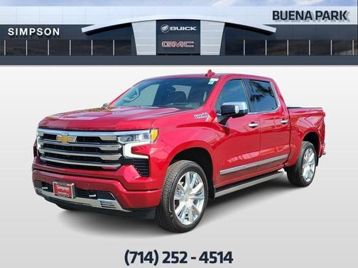 Radiant Red 2025 Chevrolet Silverado 1500 High Country