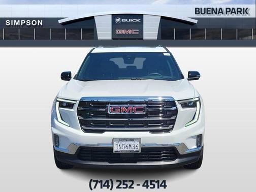 Summit White 2026 GMC Acadia Elevation