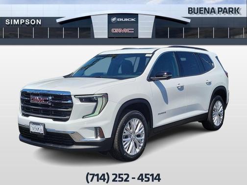 Summit White 2026 GMC Acadia Elevation