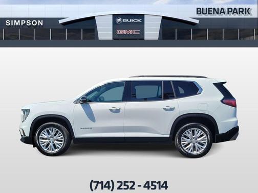 Summit White 2026 GMC Acadia Elevation