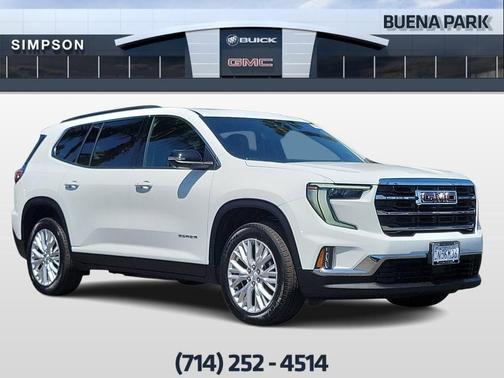 Summit White 2026 GMC Acadia Elevation