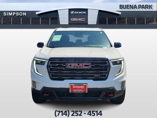 Summit White 2026 GMC Acadia AT4