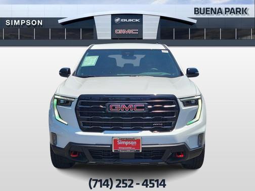 Summit White 2026 GMC Acadia AT4