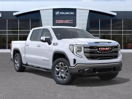 Glacier White 2026 GMC Sierra 1500 SLT