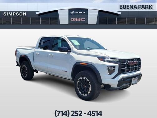 Summit White 2026 GMC Canyon AT4