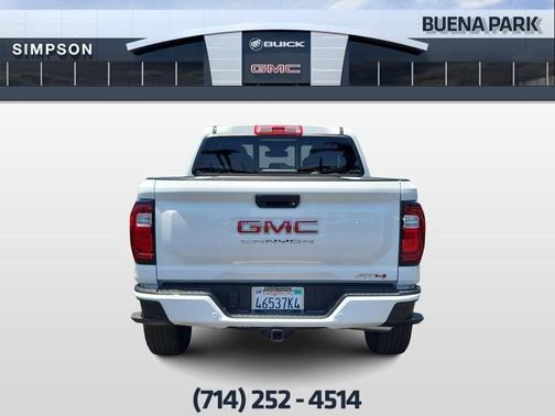 Summit White 2026 GMC Canyon AT4