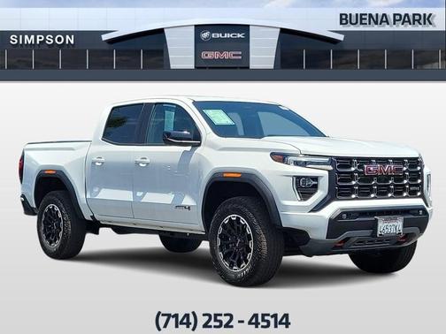 Summit White 2026 GMC Canyon AT4