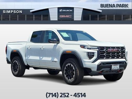 Summit White 2026 GMC Canyon AT4
