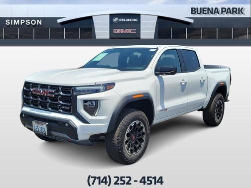 Summit White 2026 GMC Canyon AT4
