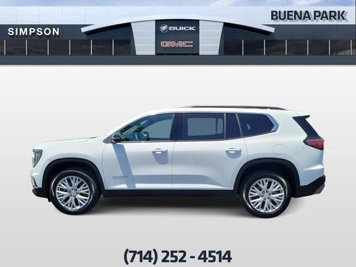 Summit White 2026 GMC Acadia Elevation