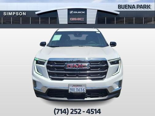 Summit White 2026 GMC Acadia Elevation