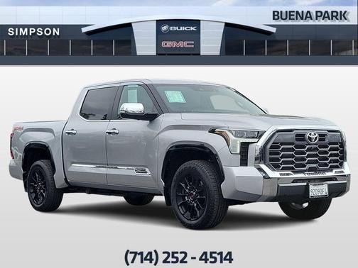 Celestial Silver Metallic 2025 Toyota Tundra 1794 Edition