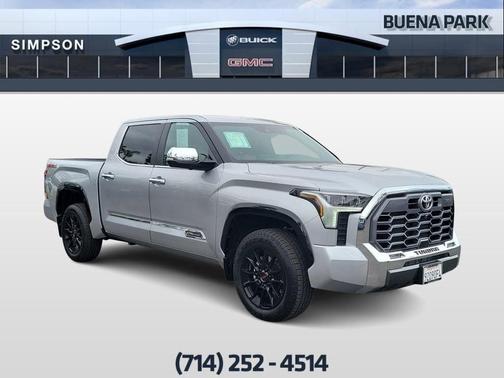 Celestial Silver Metallic 2025 Toyota Tundra 1794 Edition