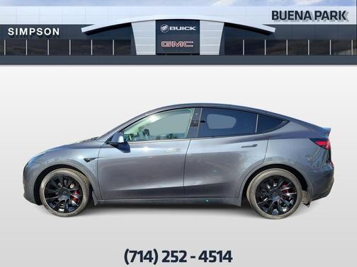 Midnight Silver Metallic 2021 Tesla Model Y Long Range