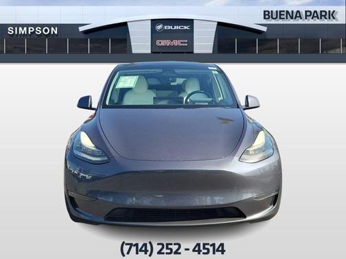 Midnight Silver Metallic 2021 Tesla Model Y Long Range