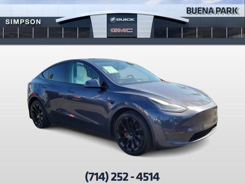 Midnight Silver Metallic 2021 Tesla Model Y Long Range